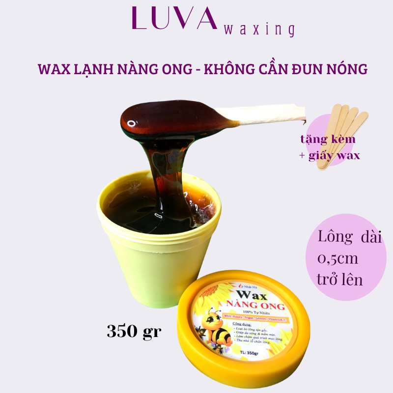 Sáp Wax triệt lông Tay, Chân, Nách, bikini tại nhà , không cần đun nóng - Wax Lạnh Nàng Ong
