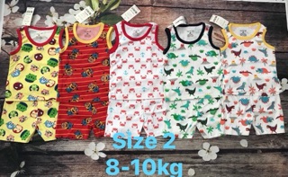 Bộ Sát Nách Bé Trai ( sale 100k 3 bộ )