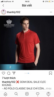 Áo polo nam( khách note màu size)