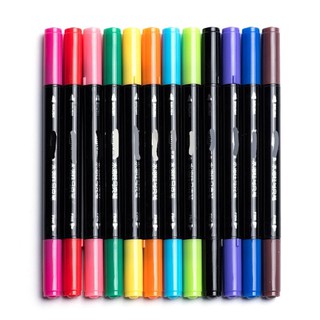 Bộ 24 Bút Lông Màu Nước trang trí sổ tay, planner, bujo