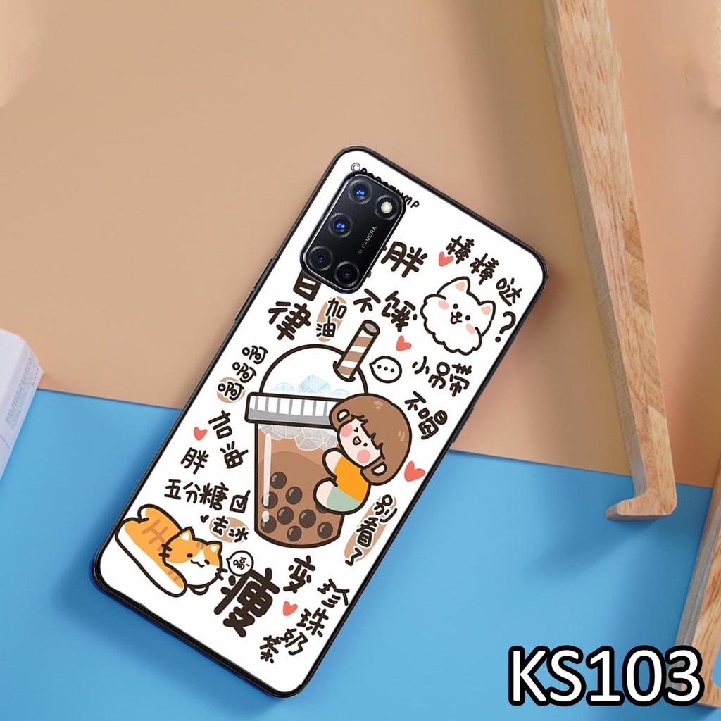 [SIÊU ƯU ĐÃI] Ốp lưng Oppo A52/A53/A92 in hình bé trà sữa siêu đẹp, độc, lạ_KINGSTORE.HN_Ốp lưng điện thoại