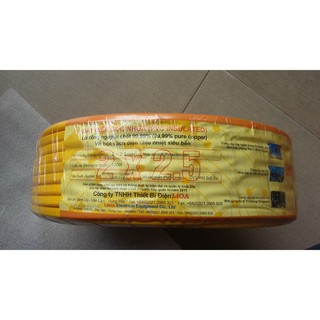 Cuộn 100 mét dây điện dẹt LIOA 2x1,5 mm2 lõi đồng 100% dẫn điện tốt nhất 72