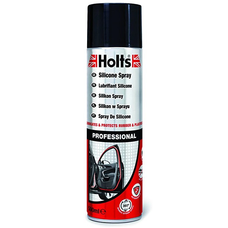 [CHAI XỊT SILICONE BẢO VỆ CAO SU-NHỰA] Holts Silicone Spray 500ml