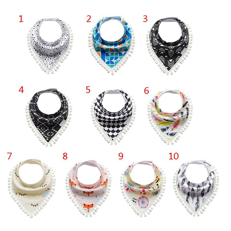 Yếm trẻ em chất liệu cotton thiết kế đáng yêu