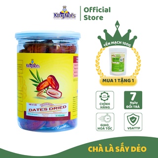 Chà là sấy dẻo khô không đường làm sữa hạt 500g kingnuts