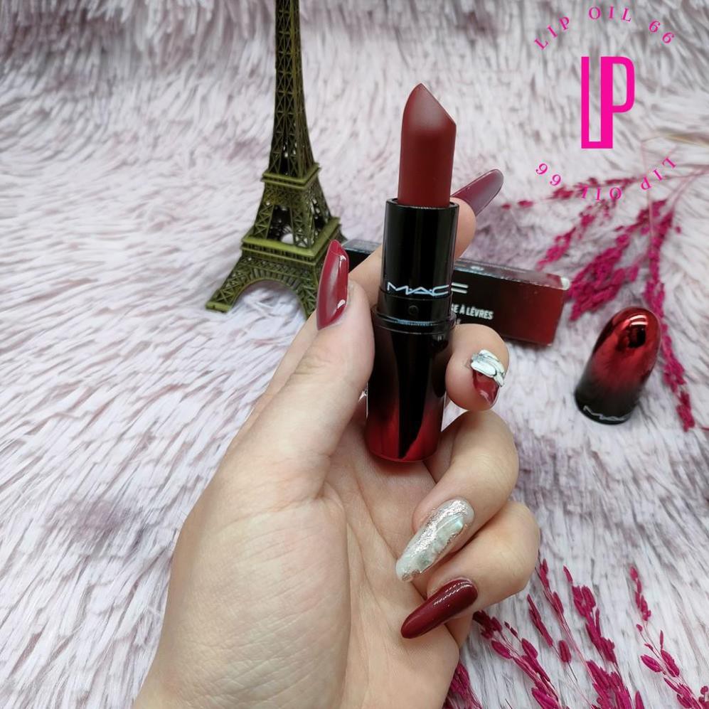 Son lì Mac love me lipstick rouge à lèvres Màu 423 E for effortless 3g sắc đỏ quyến rũ và mê hoặc | BigBuy360 - bigbuy360.vn