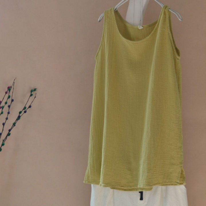 Áo sát nách ba lỗ nữ đẹp chất liệu thô đũi năng động