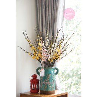 Hoa lụa 🌸 | Hoa Đào Xuân đẹp nhẹ nhàng đượm sắc xuân