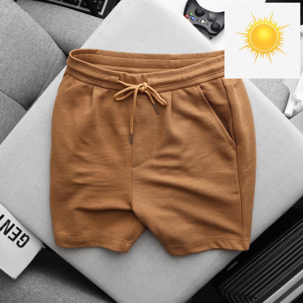 🙅💪 Quần Short Nam Lưng Thun Djohn Pique Cotton , Quần Ngố Nam Big Size 100kg - 3bros Quần Áo Xuất Khẩu 🙅💪