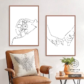 🔔 Bộ tranh canvas quote good home đơn giản tinh tế - tặng đinh treo 3 chân [H037]