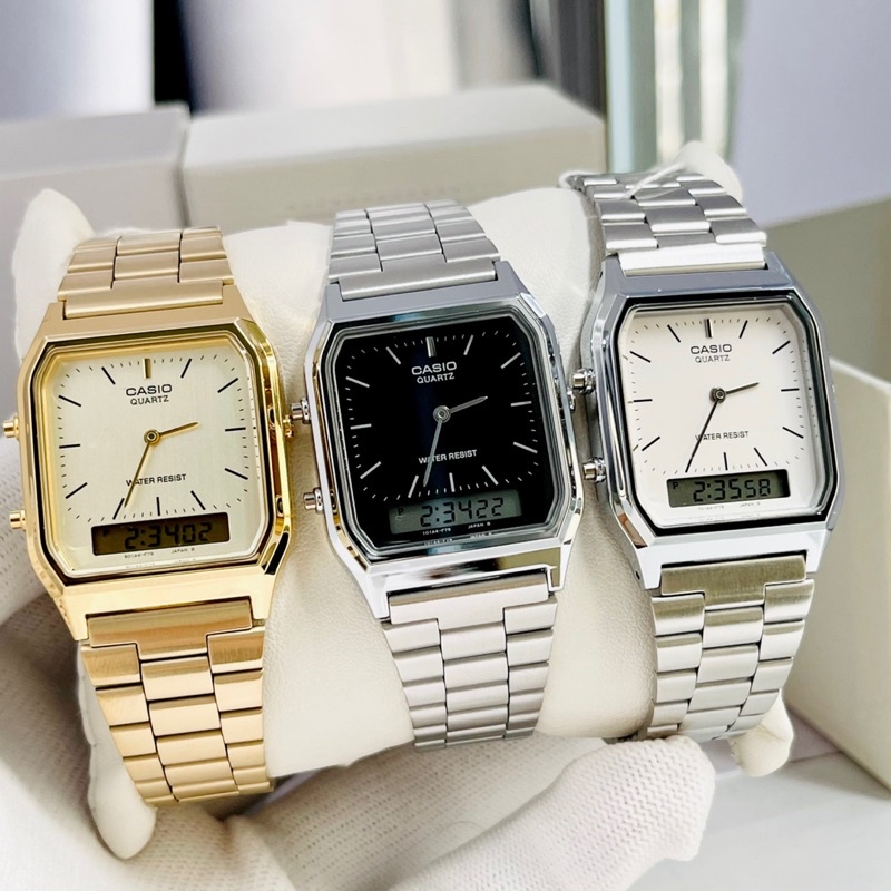 Đồng hồ nam nữ unisex AQ-230 chính hãng new fullbox