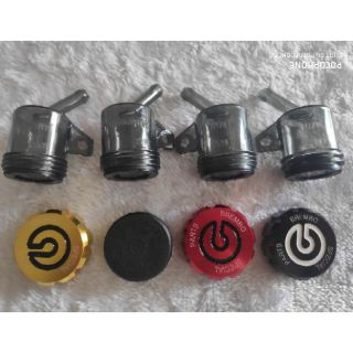 Bình dầu Nissin nắp Nhôm,BremBo nắp Nhựa trong suốt,xám khói!