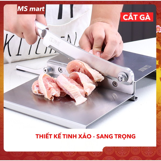 [SIÊU PHẨM] - Dao cắt gà, vịt, sườn, thịt đông, thuốc và rau củ quả KD0142 - tặng tay mài dao - MS Vietnam