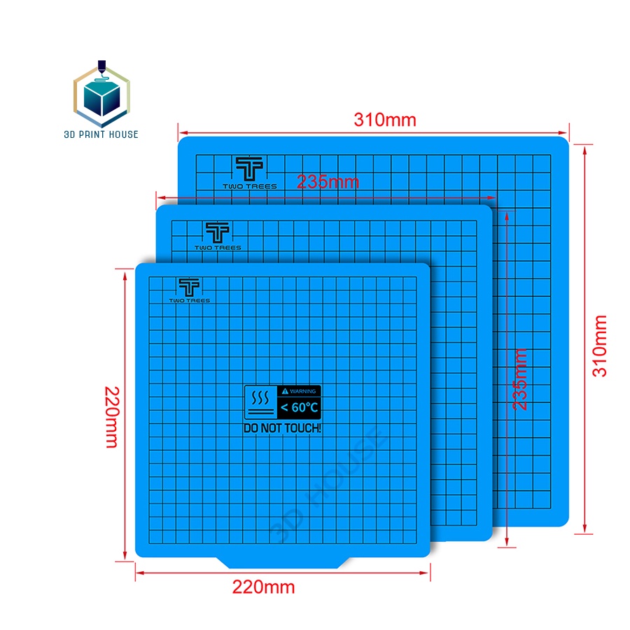 Tấm Dán Bàn Nhiệt Từ Tính 2 Lớp Máy In 3D