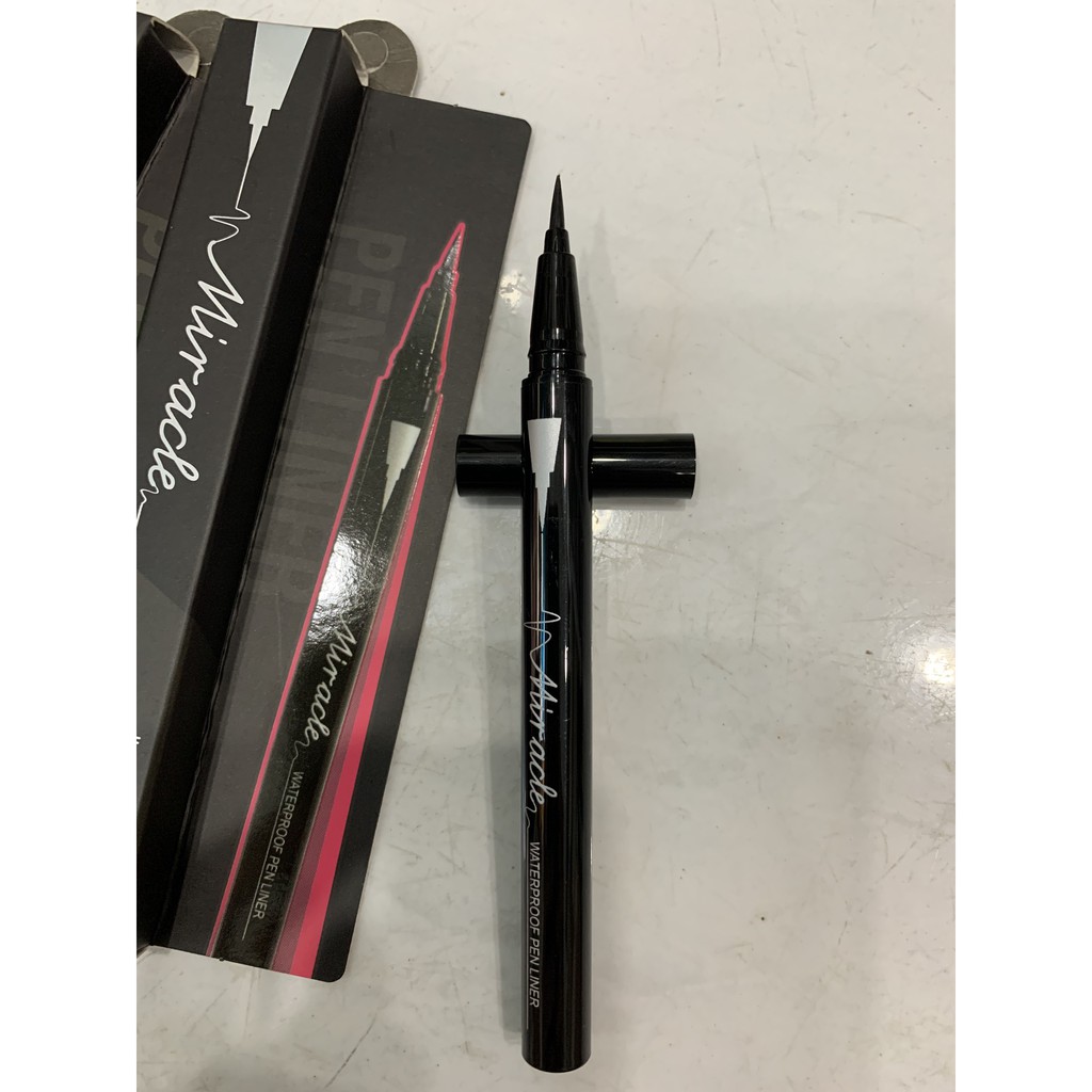 1CÂY BÚT KẺ MẮT NƯỚC KHÔNG TRÔI CELLIO MIRACLE WATERPROOF PEN LINER 0.5G