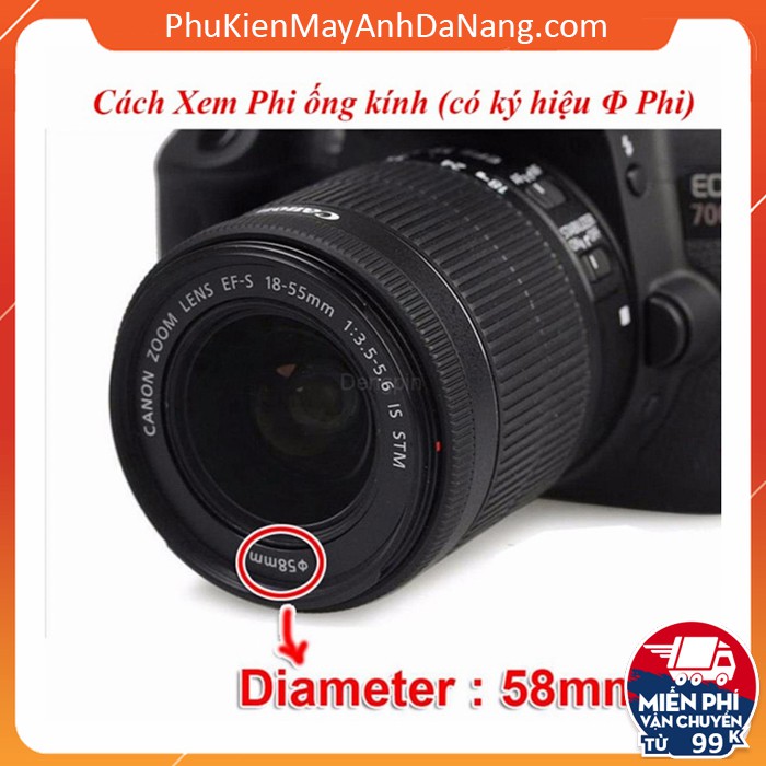 Nắp đậy ống kính Sony hoặc cáp trước lens Sony 40.5mm 49mm 52mm 55mm 62mm 67mm 72mm 77mm - C6