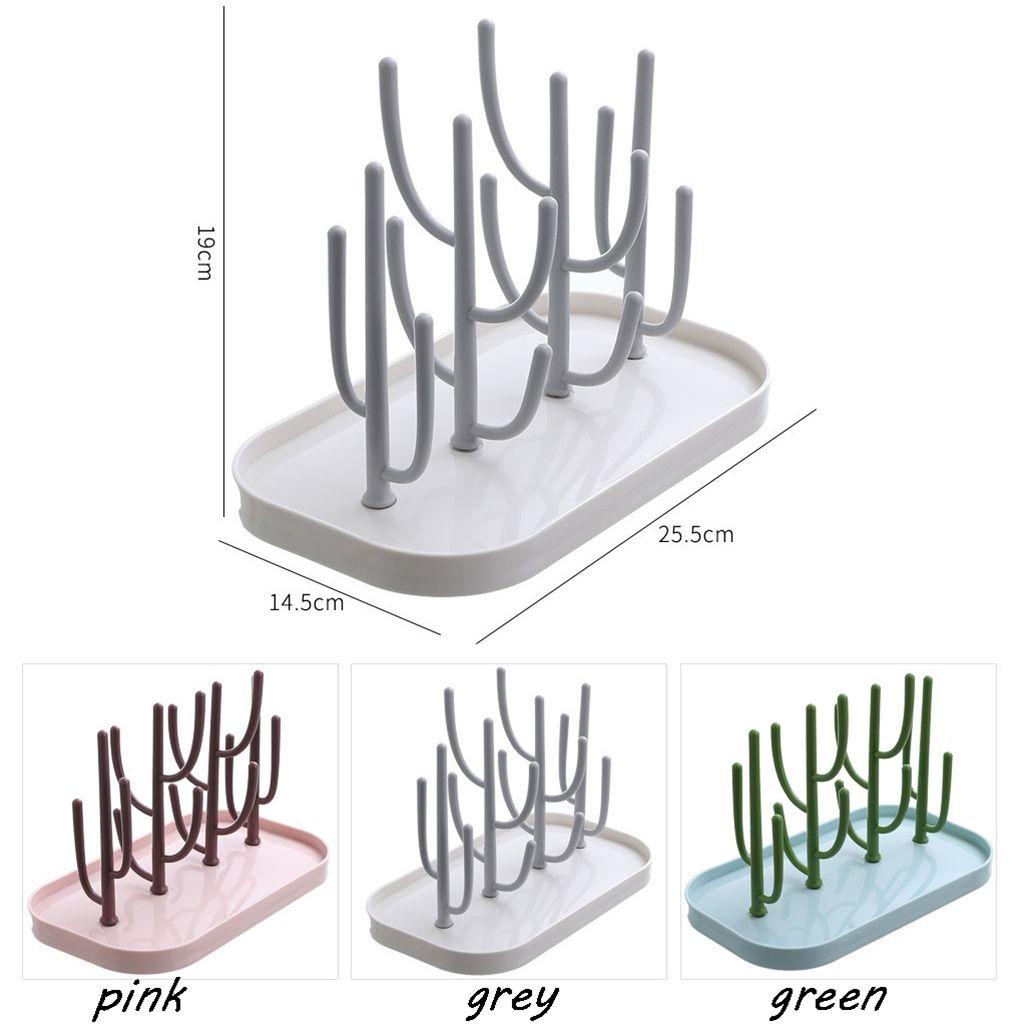 IVORY Giá Đỡ Bình Sữa Em Bé Chất Liệu PP + 4 Giá Đỡ Có Thể Tháo Rời Cấp Thực Phẩm