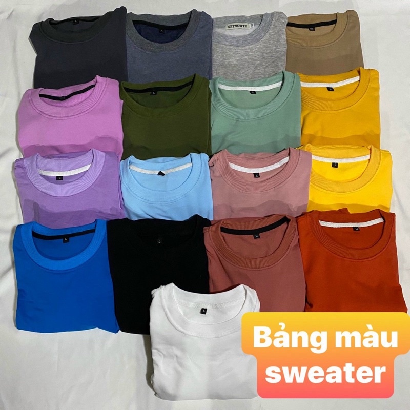 ÁO SWEATER NỈ DA CÁ