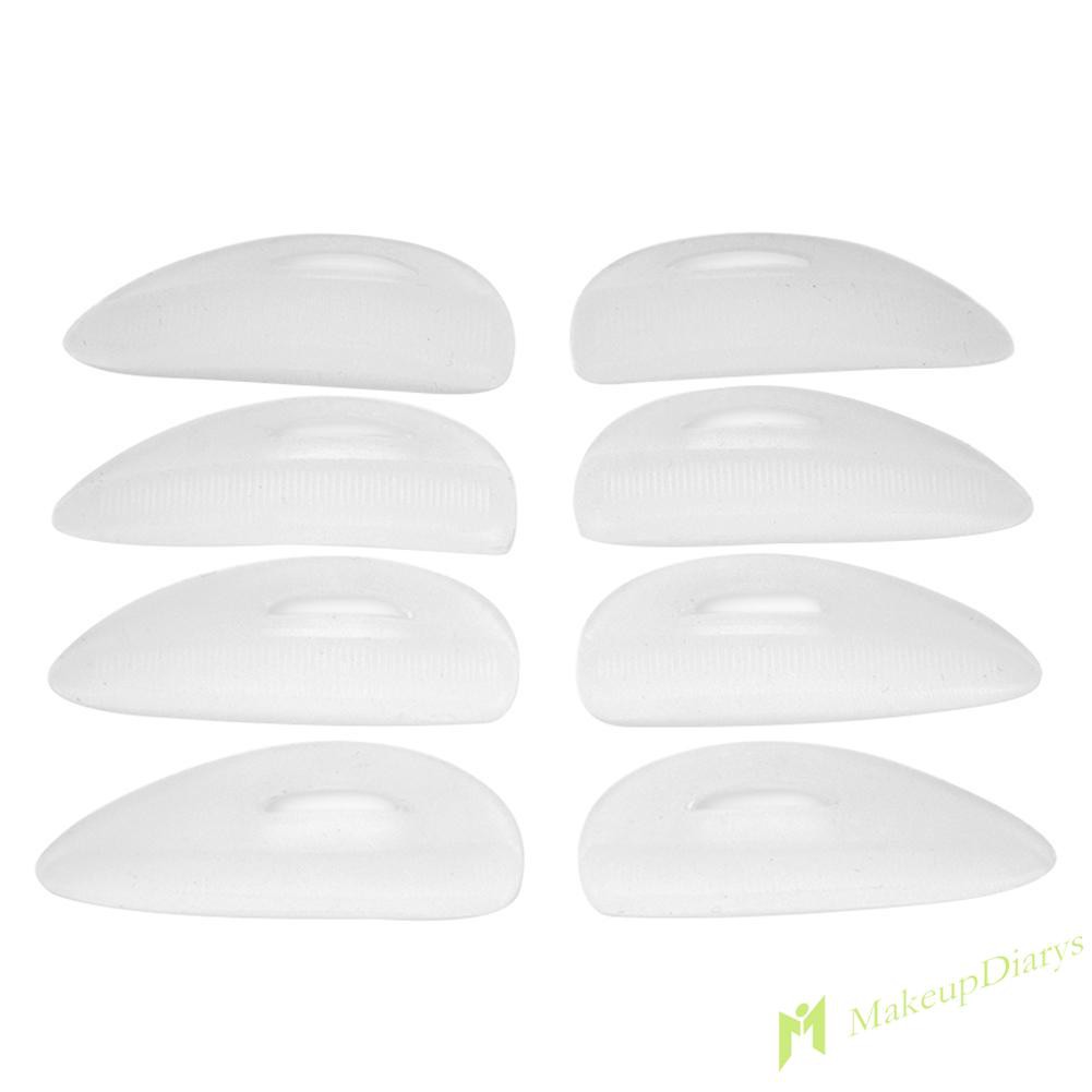 (Hàng Mới Về) Set 4 Cặp Miếng Dán Nối Mi 3d Bằng Silicon