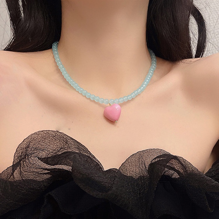 Vòng cổ Chuỗi Hạt Màu Kẹo Thời Trang Sang Trọng Cho Nữ