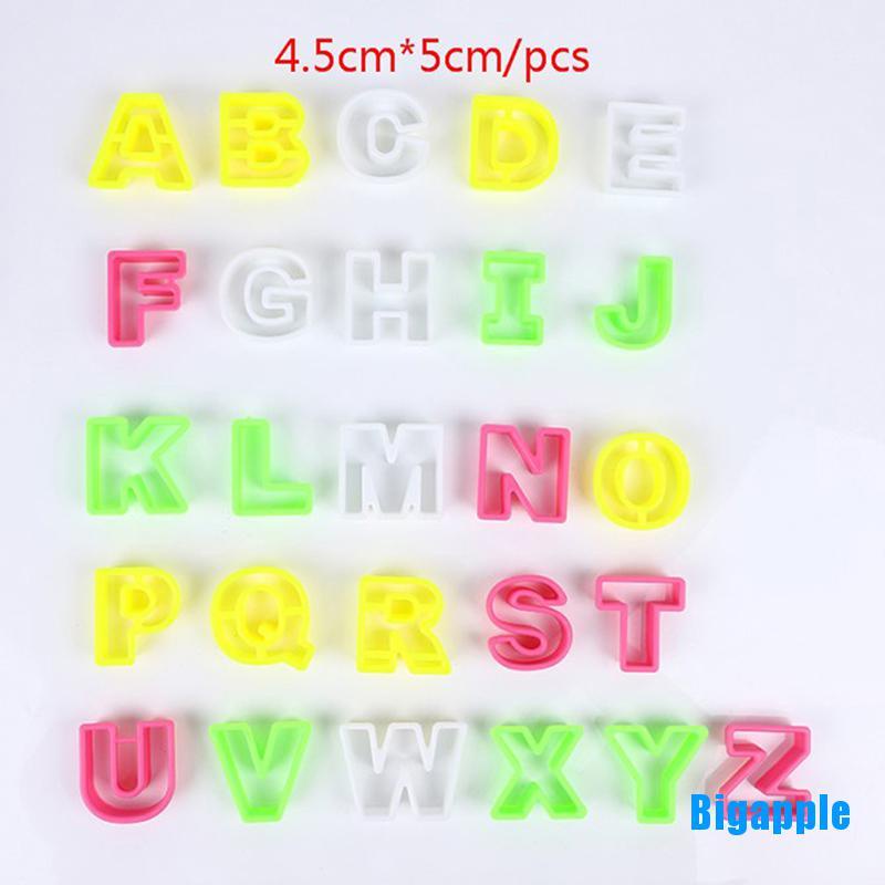 Khuôn Nhựa Làm Bánh Hình Chữ Cái Diy Mới