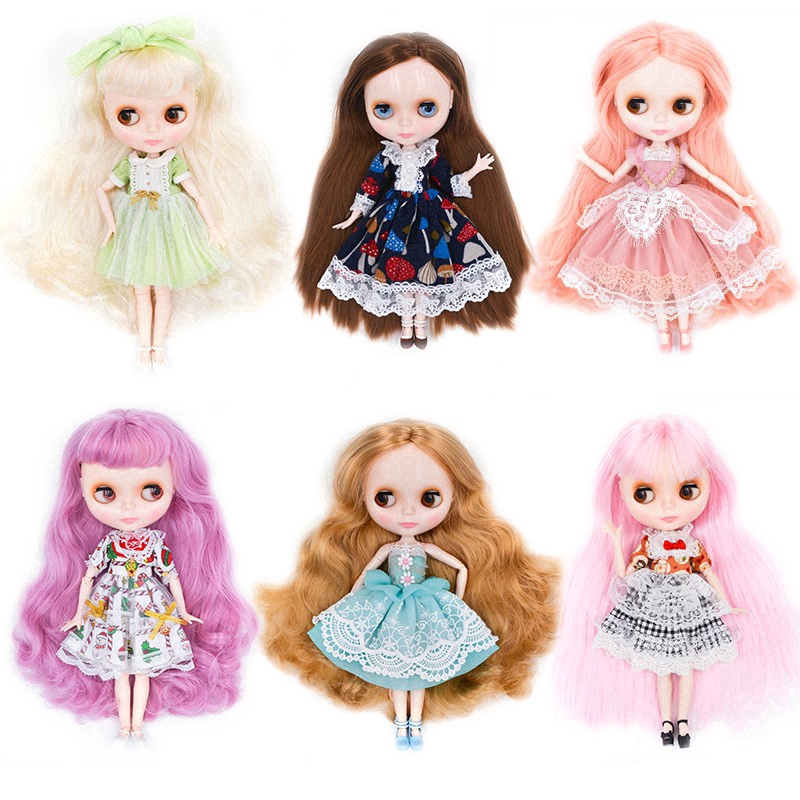 Búp bê nữ Blythe NBL BJD có các khớp tỉ lệ 1/6 DIY