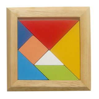 Đồ chơi gỗ Winwintoys - Tangram, đơn - 60172