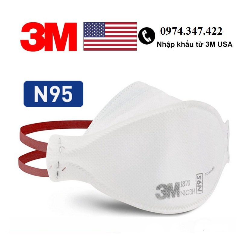 KHẨU TRANG 3M 1870 CÓ SẴN SHIP HỎA TỐC