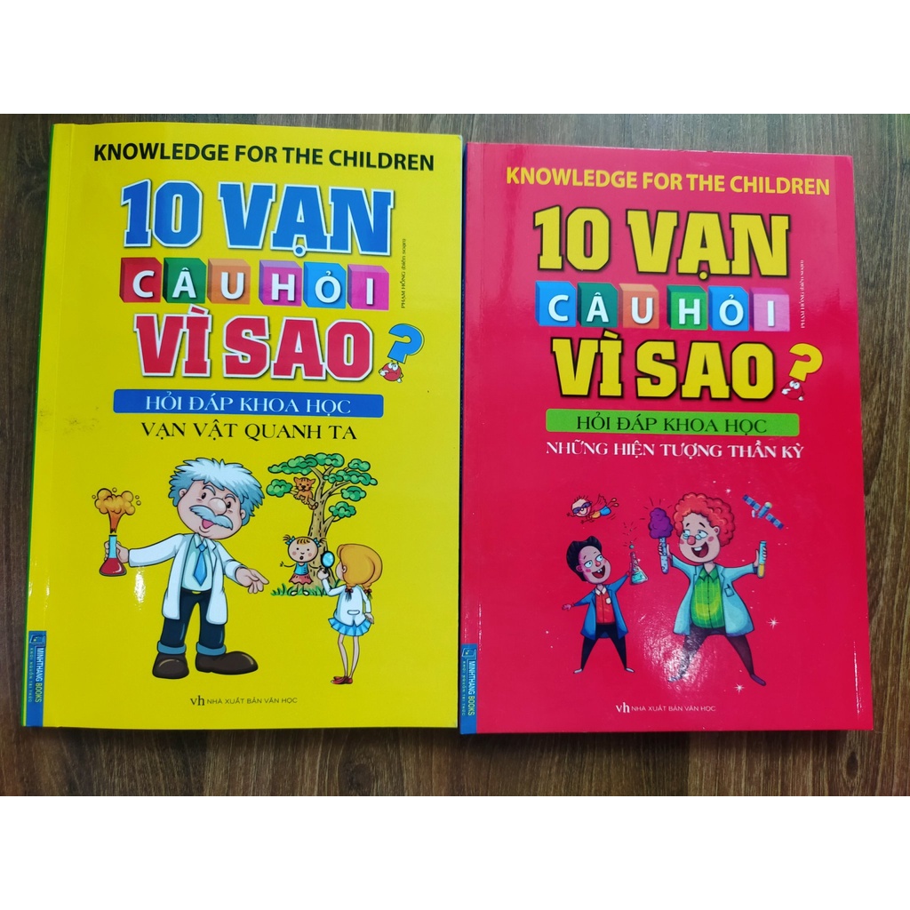 Sách - Combo 2 cuốn 10 vạn câu hỏi vì sao hỏi đáp khoa học những hiện tượng thần kỳ và Hỏi đáp khoa học vạn vật quanh ta