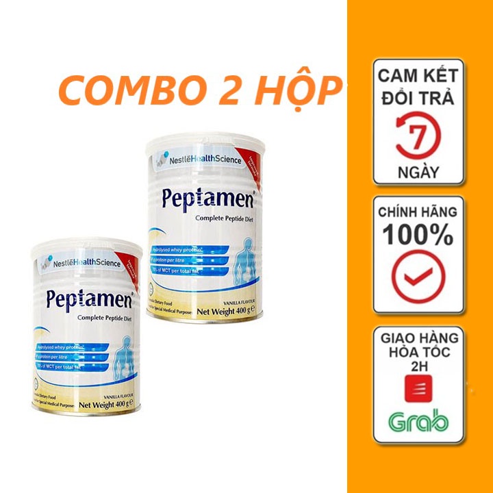 Combo 2 Hộp Peptamen -Sản phẩm dinh dưỡng y học Dành Cho Người Kém Hấp Thu