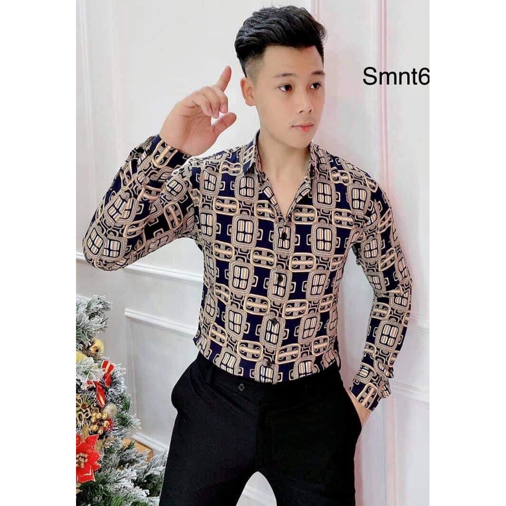[SIÊU PHẨM]💥Áo sơ mi nam dài tay ❤️FREESHIP❤️ áo sơ mi kiểu hàn quốc họa tiết đẹp chất lụa thời trang siêu hot | BigBuy360 - bigbuy360.vn