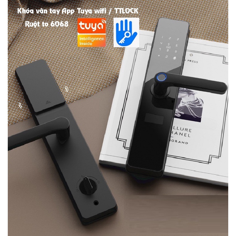 Khoá vân tay loại to 5 chấu App TUYA / TTLOCK King Guard KG-GT25