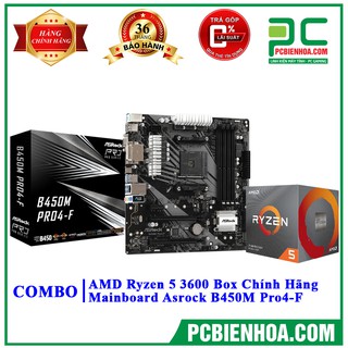 Combo siêu phẩm 2020 Ryzen 5 3600 + Mainboard (AsusASrockMSI)