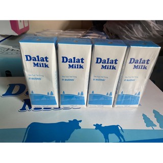 1 vỉ 4 hộp sữa đà lạt milk loại 180ml