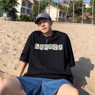 Áo phông đen trắng in hình chữ LECINEEE Áo đôi, áo cotton chất đẹp mát, áo unisex, áo phông trắng đen đẹp