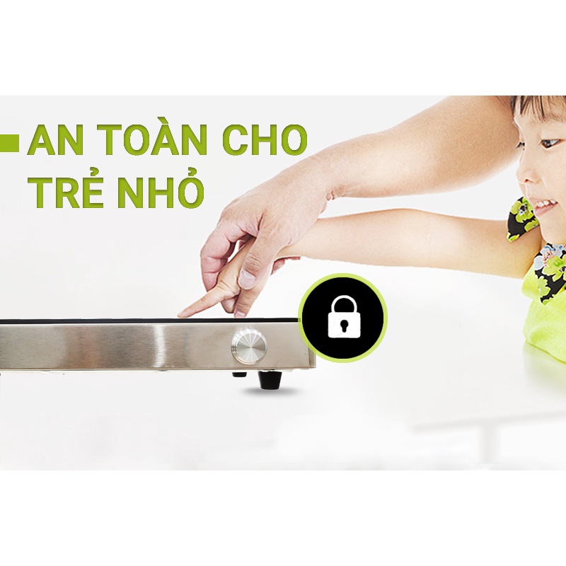 Bếp hồng ngoại cảm ứng Sunhouse SHD6017  - Mới 100% - Bảo hành chính hãng 12 tháng toàn quốc