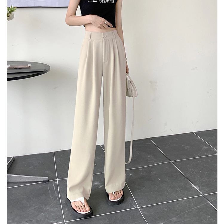 Quần Dài Lưng Thun Thời Trang Hàn Quốc Cho Nữ