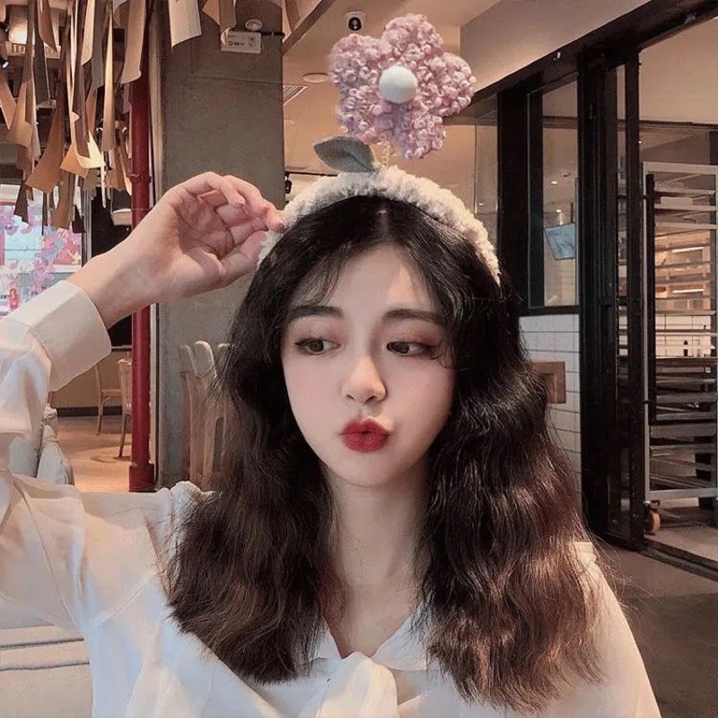 Bờm Cài Tóc Lò Xo Đu Đưa Hình Bông Hoa Xinh Xắn, Bờm Hoa, Băng Đô Rửa Mặt Hoa Cài Tóc Cute Hàn Quốc Loại 1