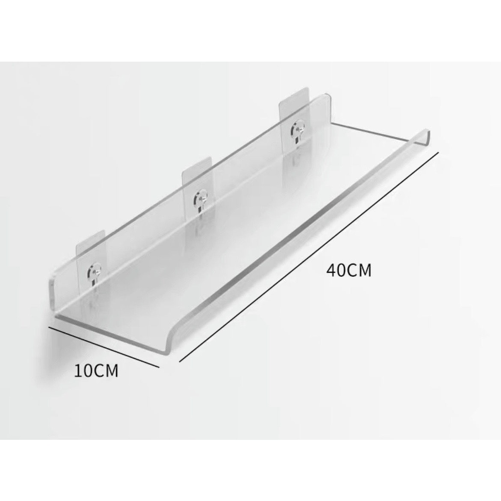Kệ Đựng Đồ Dùng Bằng Acrylic Trong Suốt Tiện Dụng Cho Nhà Tắm/ Nhà Bếp