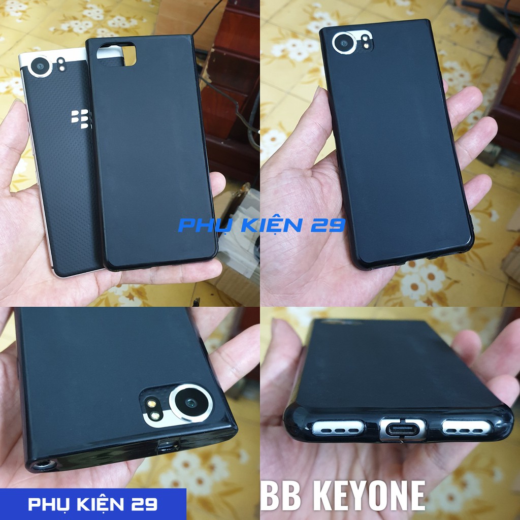 [Blackberry KeyOne/Key 1] Ốp lưng silicon dẻo đen, xám cao cấp Pudini