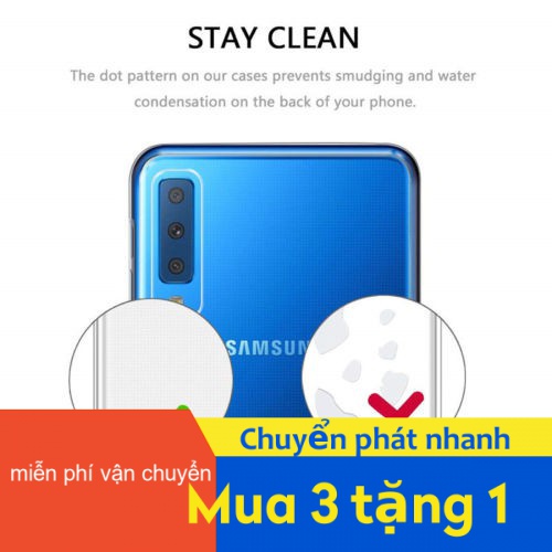 Ốp điện thoại mềm trong suốt cho Galaxy A10 A20 A02 A02S A12 A32 A52 A72 M01 M02 M12 M51 M02S J4 J5 J6 J7J8  Plus Prime 2018