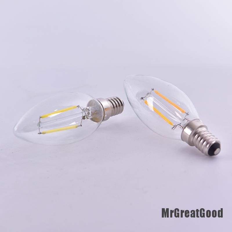 Bóng Đèn Led 2w / 4w / 6w E14 Cob C35 Thiết Kế Hình Ngọn Lửa Độc Đáo