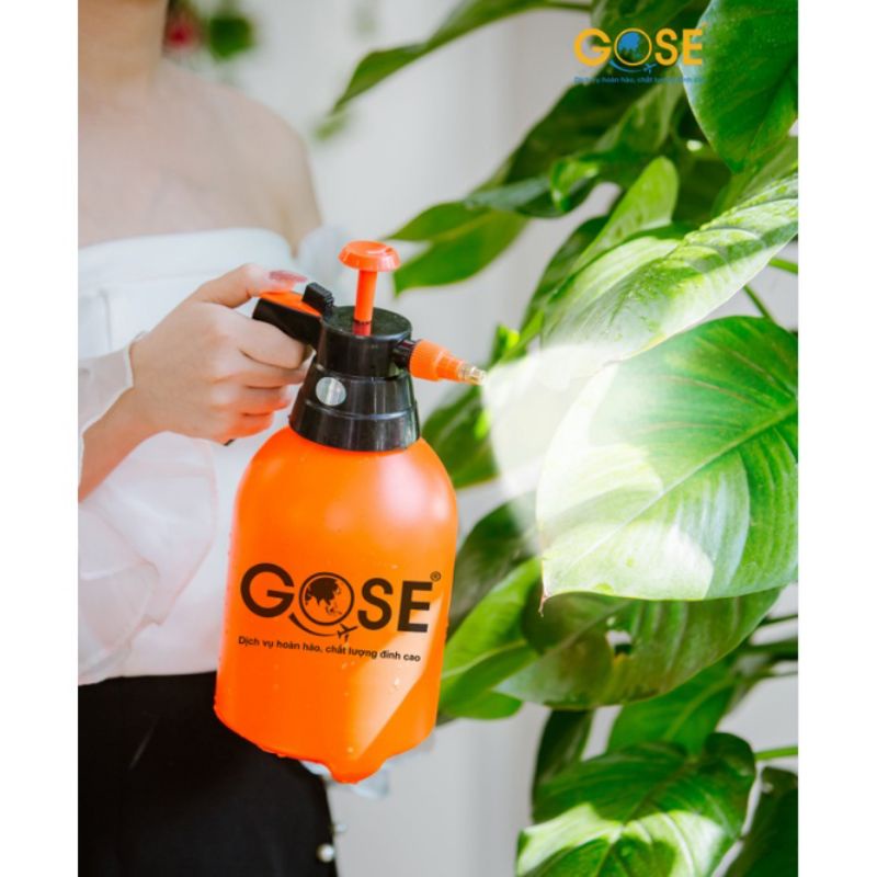 Bình tưới cây Gose 2lít, bình xịt nước cây cảnh, chất liệu PE không hoá chất độc hại