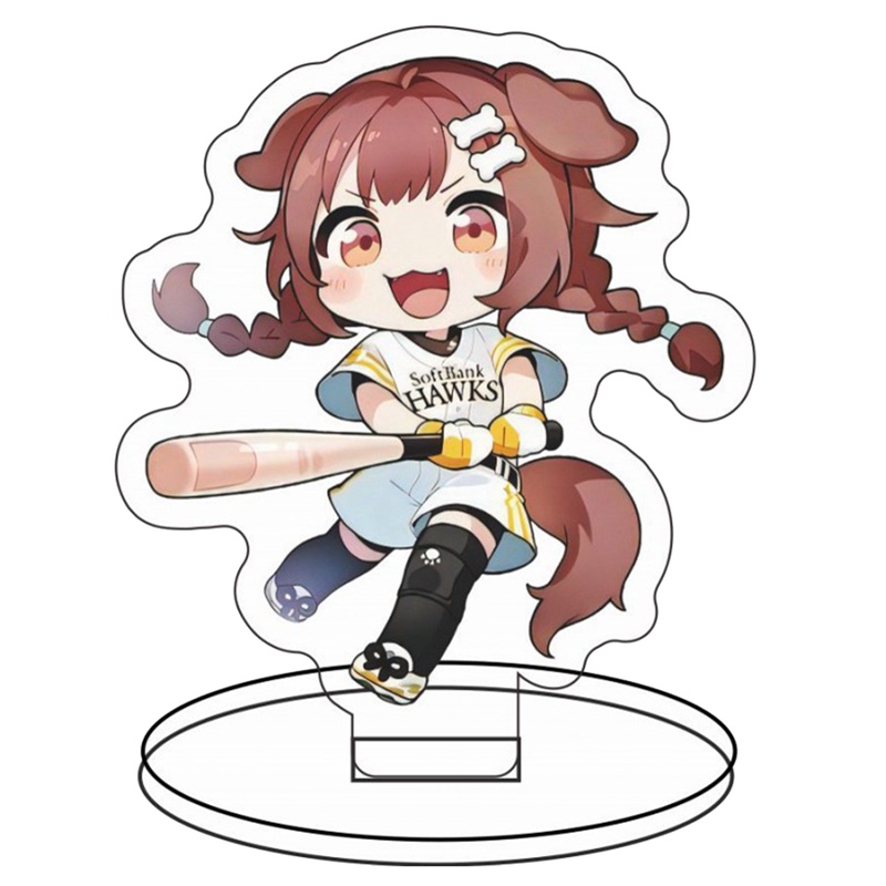 flowersqueen Mô Hình Đứng Bằng Acrylic Nhân Vật Usada Pekora Uruha Rushia Suisei Inugami Korone Dễ Thương