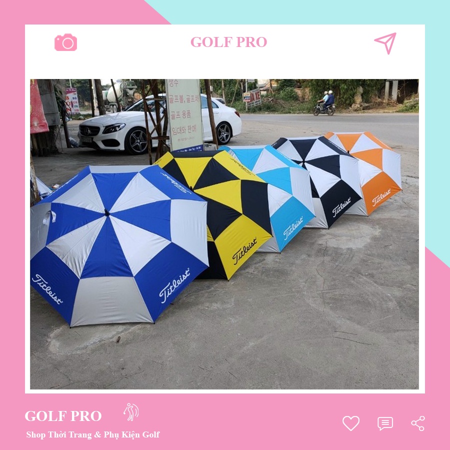 Ô golf các hãng 2 lớp đẹp 1 tầng che nắng chơi thể thao hàng chất lượng cao OG001