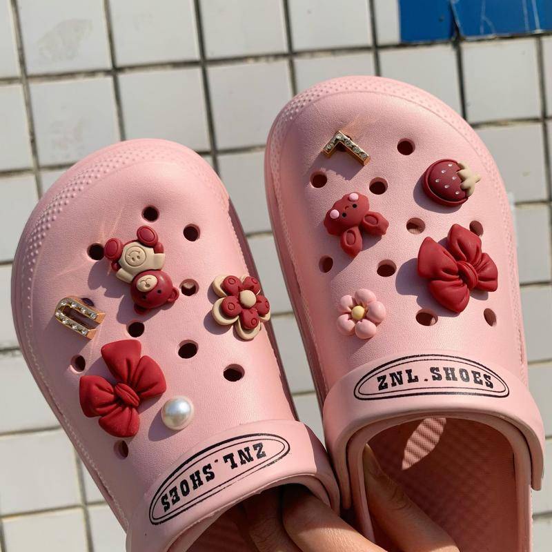 sticker dép crocsSet charm phụ kiện trang trí giày dễ thương DIY