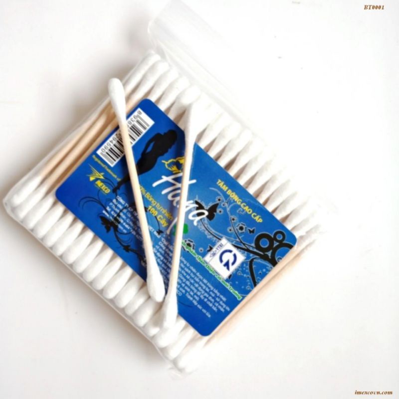 Tăm bông hana thân gỗ gói 200q- 100q