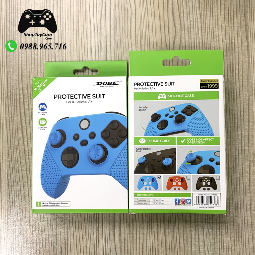 Bao Silicon Tay cầm Chơi Game Xbox One X / Xbox Seri X Chính Hãng DOBE Hàng Cao Cấp Cực Đẹp | TOP BÁN CHẠY