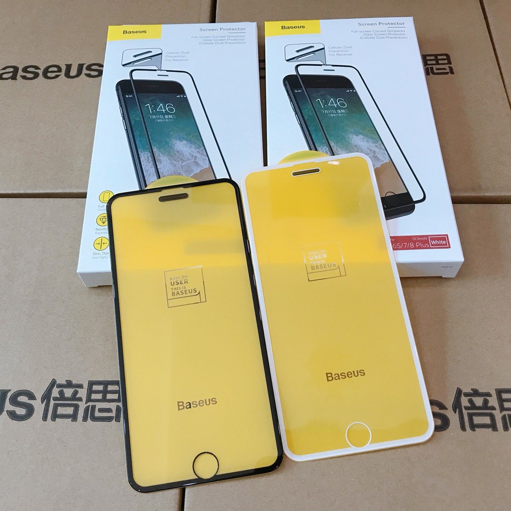 Kính Baseus chống bụi màng loa cho iPhone 7 Plus / 8 Plus