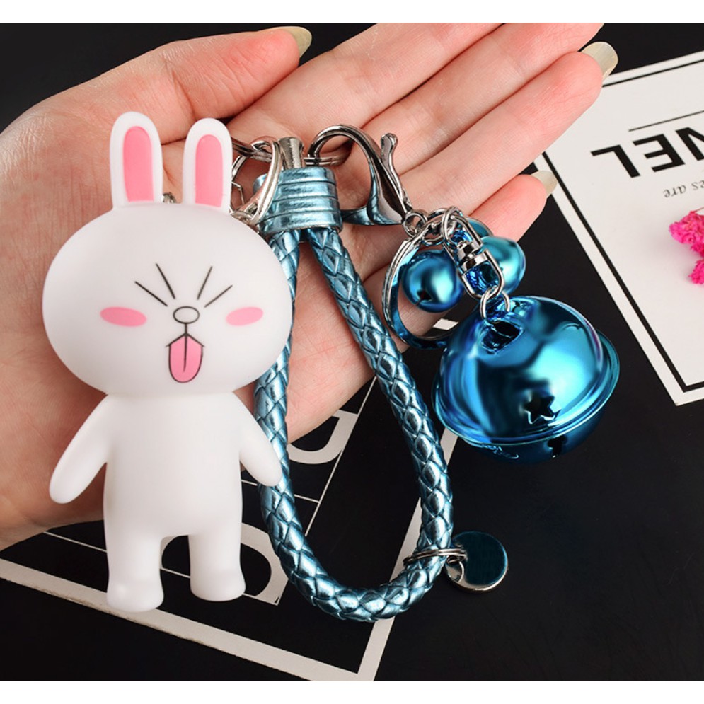 Móc Khóa Gấu Nâu Kèm Dây Da Cao Cấp | BigBuy360 - bigbuy360.vn